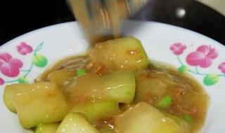 素炒冬瓜虾米的做法 海米冬瓜的做法
